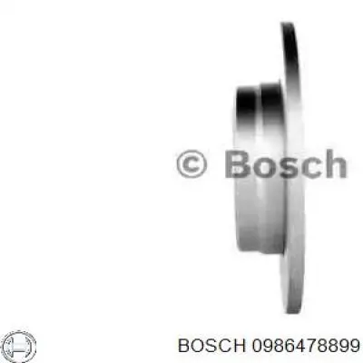0986478899 Bosch диск гальмівний задній