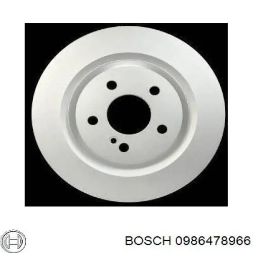 0986478966 Bosch диск гальмівний задній