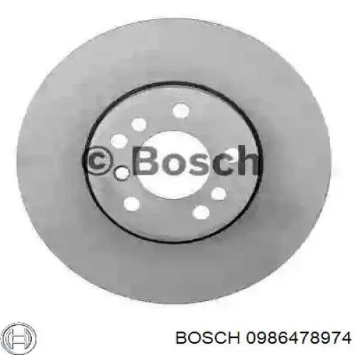 0986478974 Bosch диск гальмівний передній