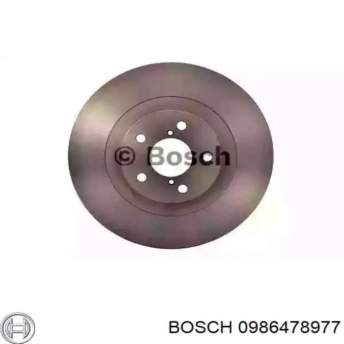 0986478977 Bosch диск гальмівний передній