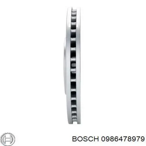 Гальмівні диски передні 0986478979 Bosch