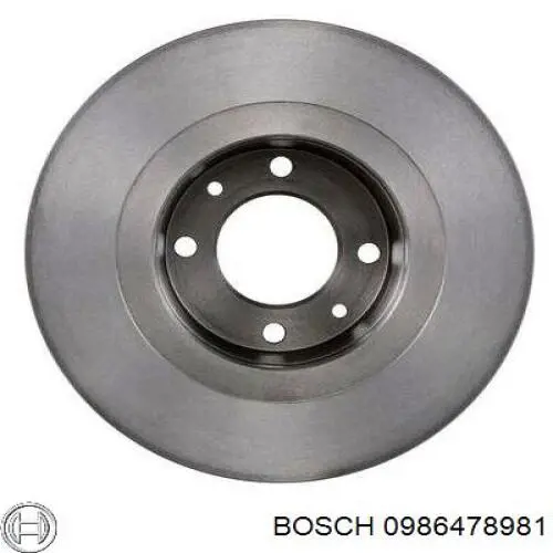 Гальмівні диски 0986478981 Bosch