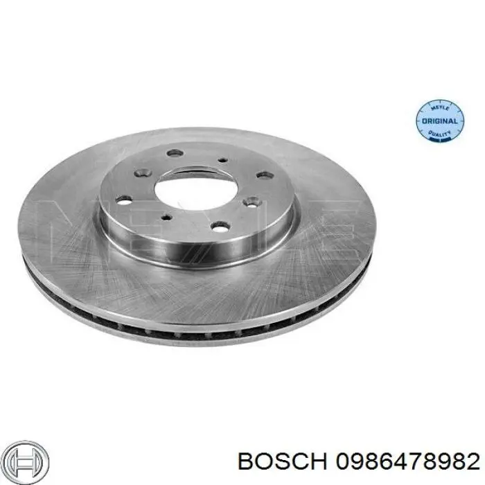 Купити 0986478982 Bosch Ротор гальмівний