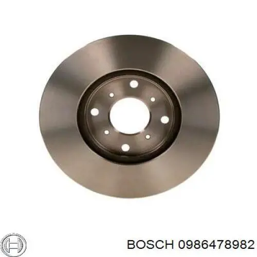 Купити 0986478982 Bosch Ротор гальмівний
