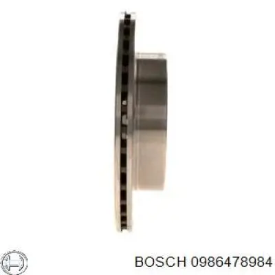Купити 0986478984 Bosch Ротор гальмівний
