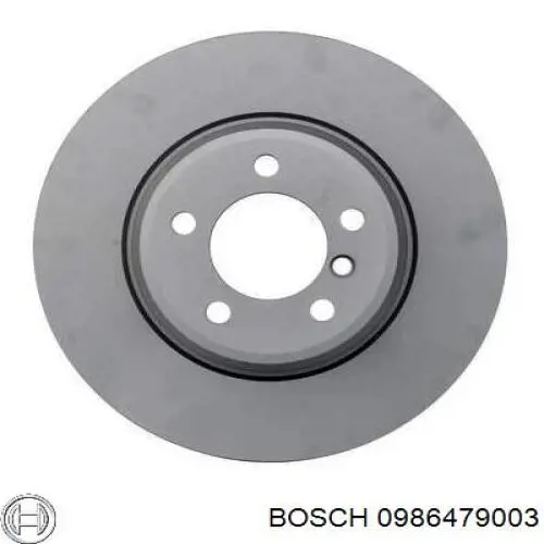 Диск гальмівний передній 0986479003 Bosch