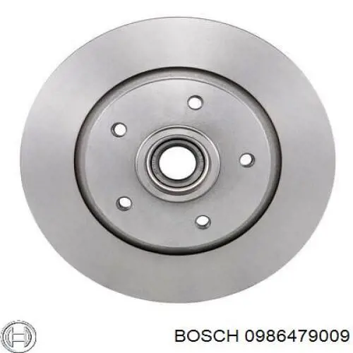 0986479009 Bosch диск гальмівний задній