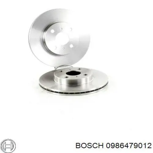 Гальмівні диски передні 0986479012 Bosch