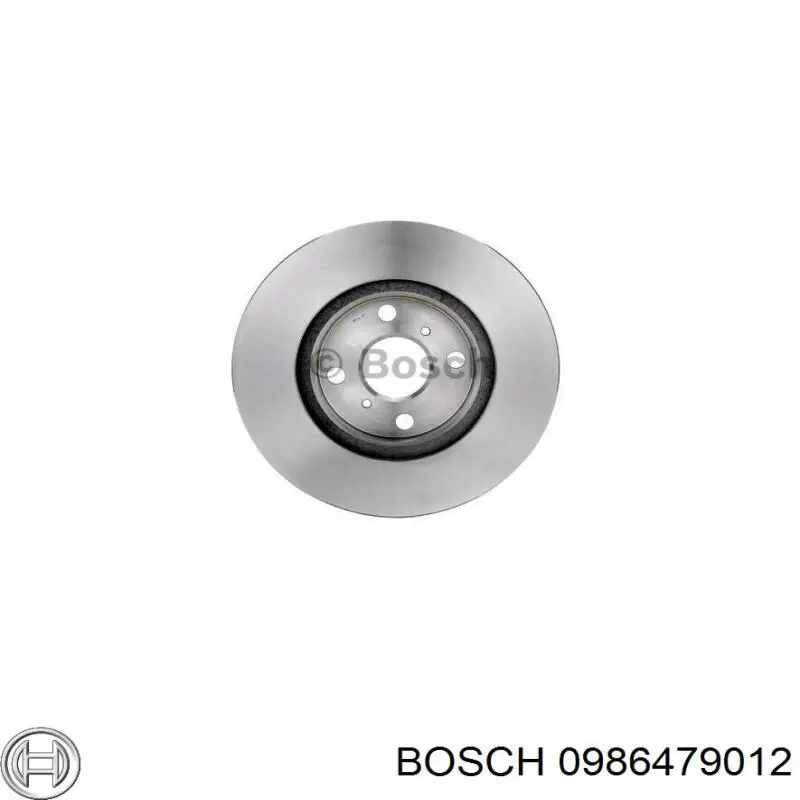 Диск гальмівний передній 0986479012 Bosch