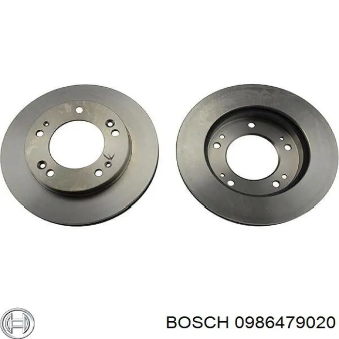 Гальмівні диски передні 0986479020 Bosch