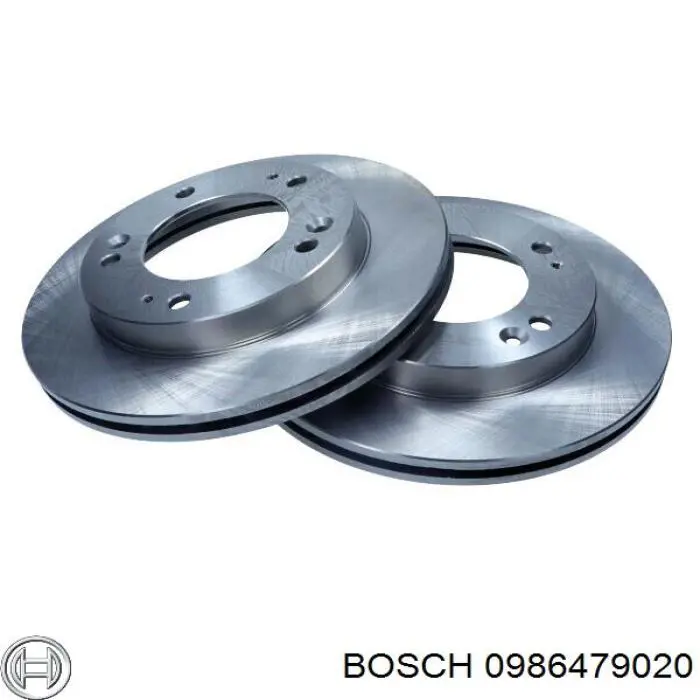 Диск переднього гальма Bosch 0986479020 ціна, від 34.26 USD
