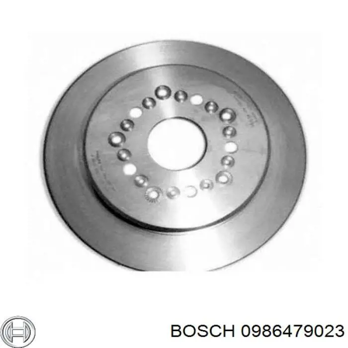 Купити 0986479023 Bosch Диск заднього гальма
