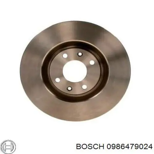 0986479024 Bosch диск гальмівний передній