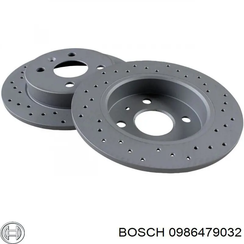 0986479032 Bosch Гальмо дискове переднє