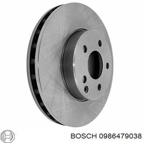 Купити 0986479038 Bosch Ротор гальмівний