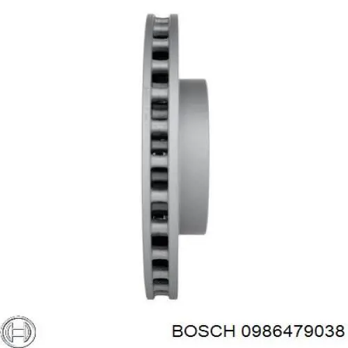 Гальмівні диски передні 0986479038 Bosch