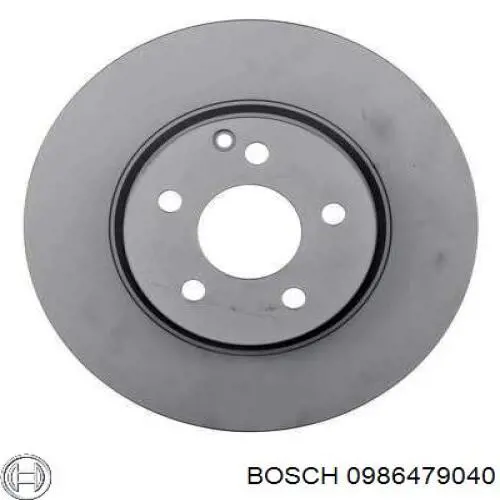 0986479040 Bosch диск гальмівний передній