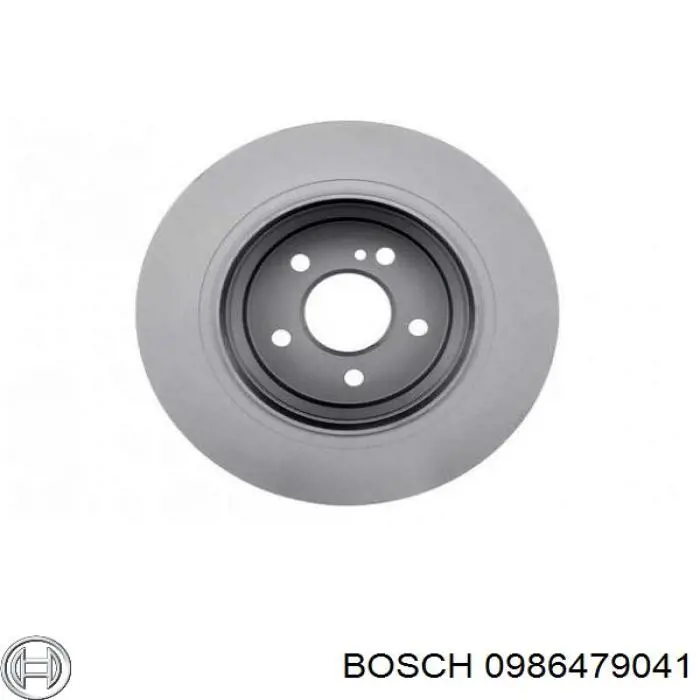 0986479041 Bosch диск гальмівний задній