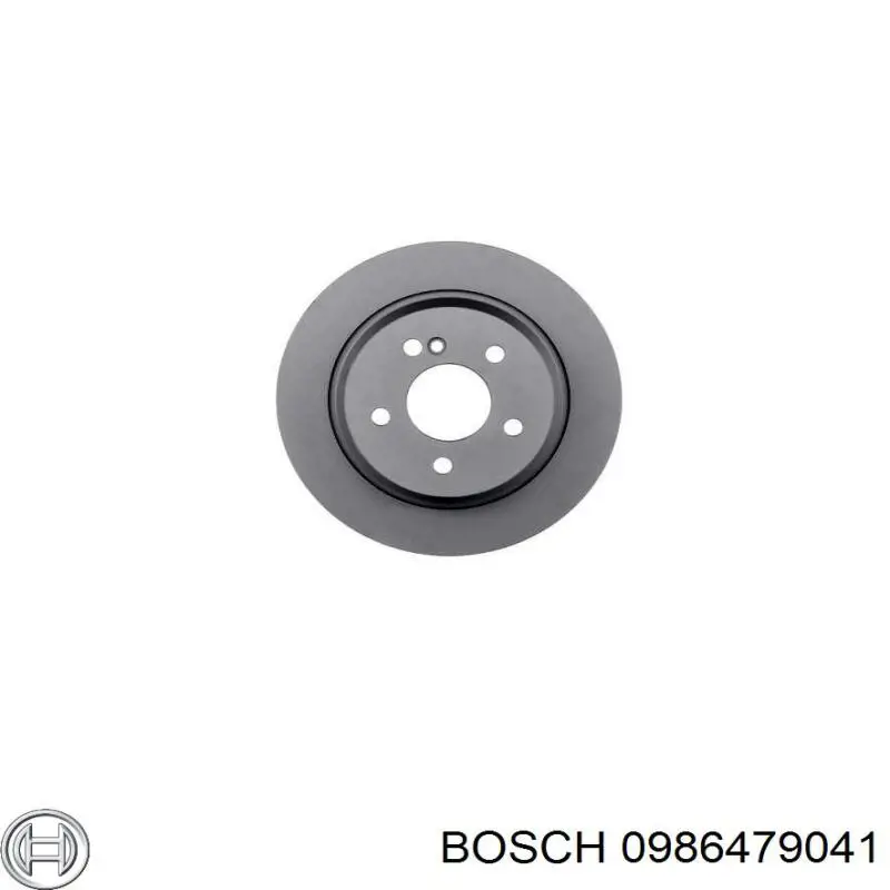 Купити 0986479041 Bosch Диск заднього гальма