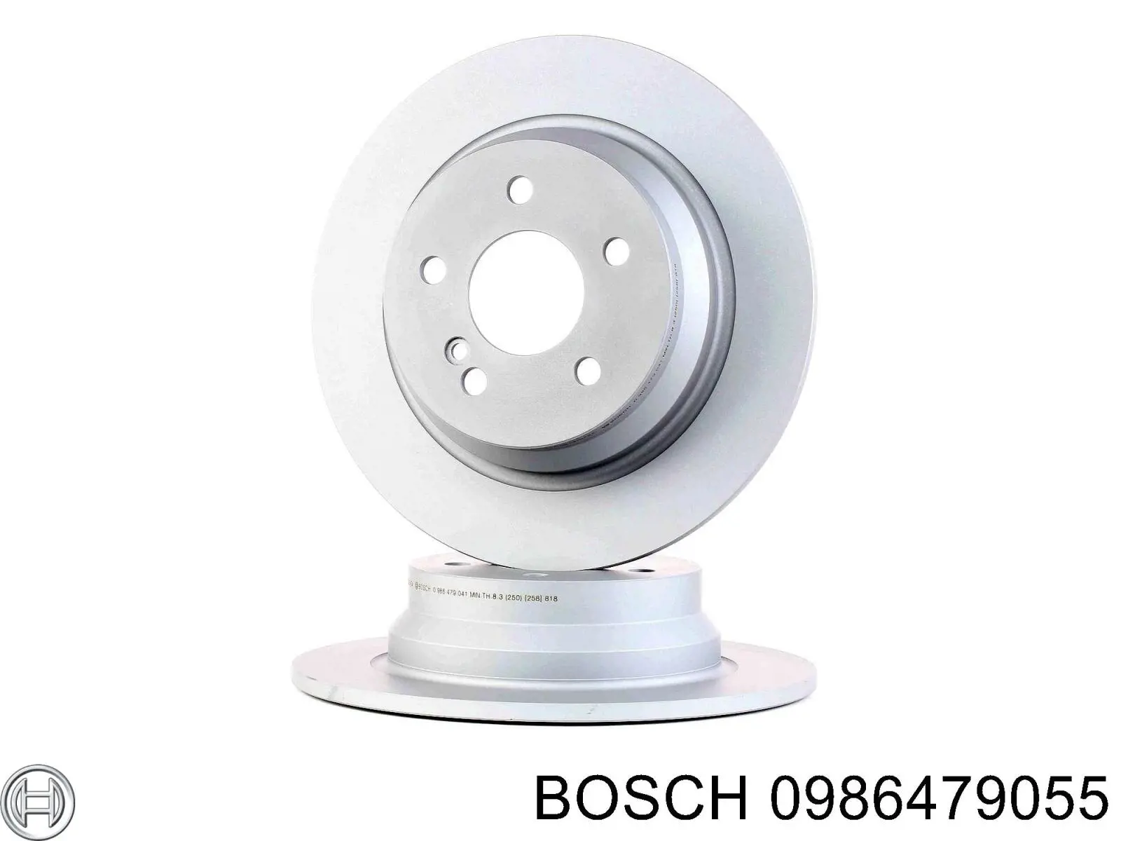 0986479055 Bosch диск гальмівний передній