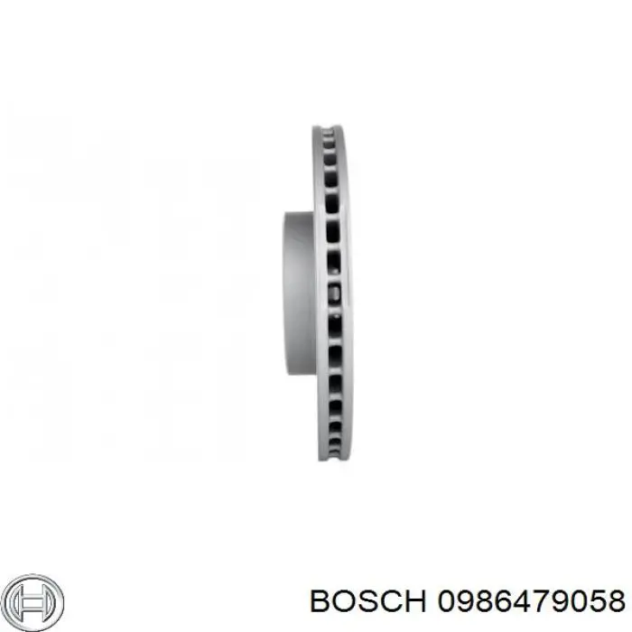 Гальмівні диски передні 0986479058 Bosch