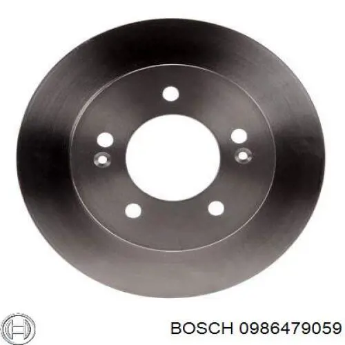 Купити 0986479059 Bosch Диск заднього гальма