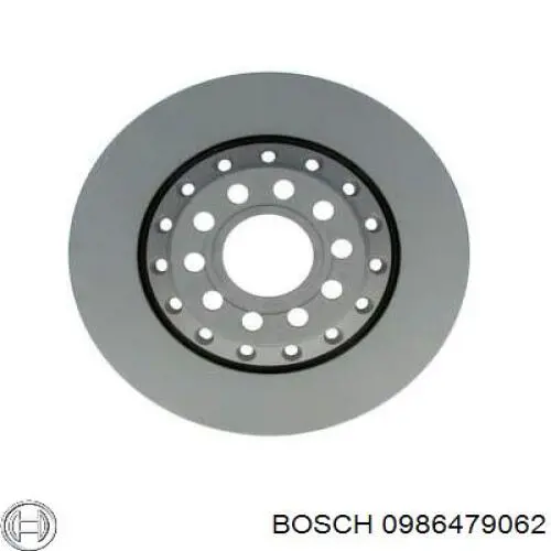 Диск гальмівний задній 0986479062 Bosch