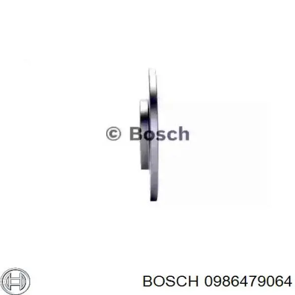 0986479064 Bosch диск гальмівний задній