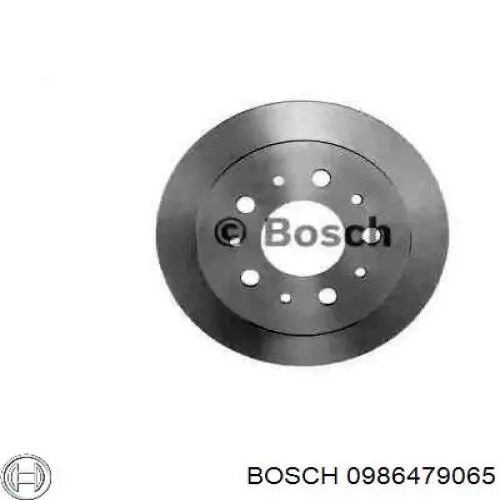 0986479065 Bosch диск гальмівний задній