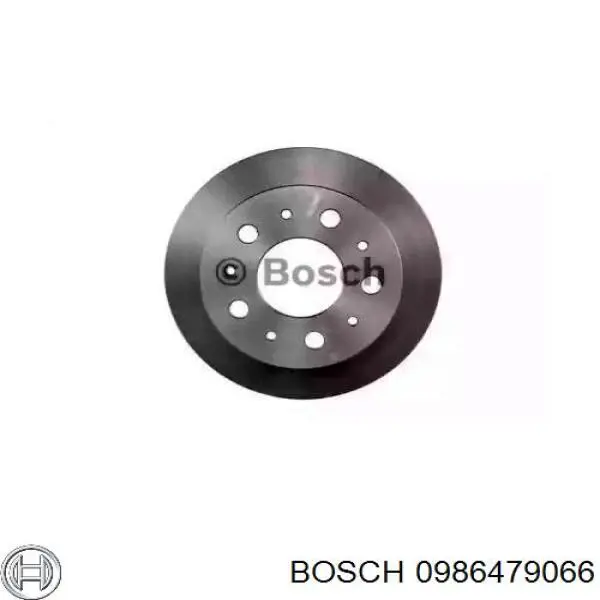 0986479066 Bosch диск гальмівний задній