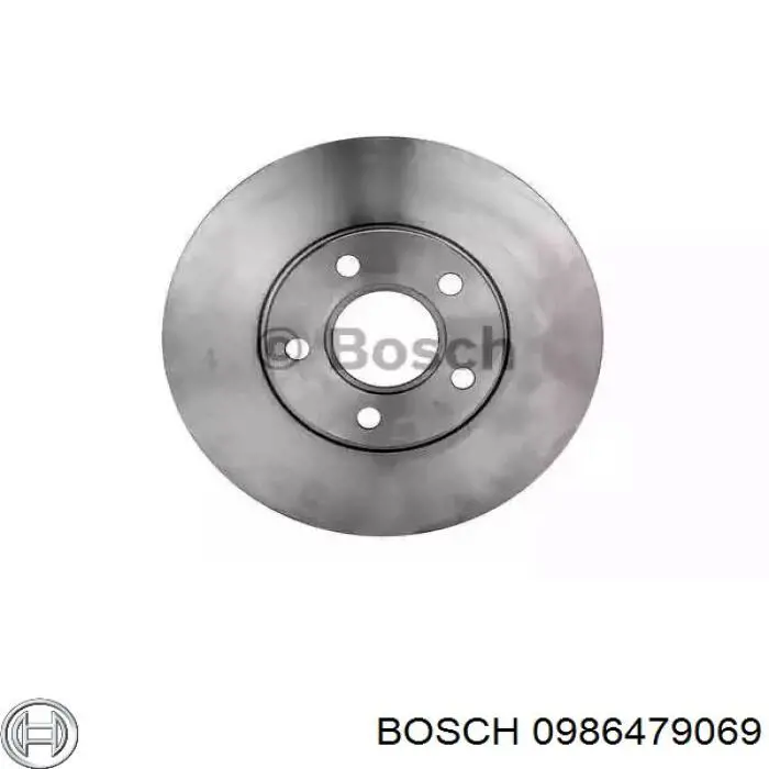 0986479069 Bosch диск гальмівний передній