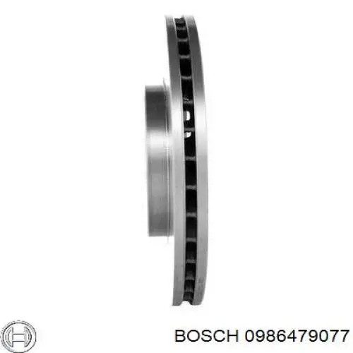 0986479077 Bosch диск гальмівний передній