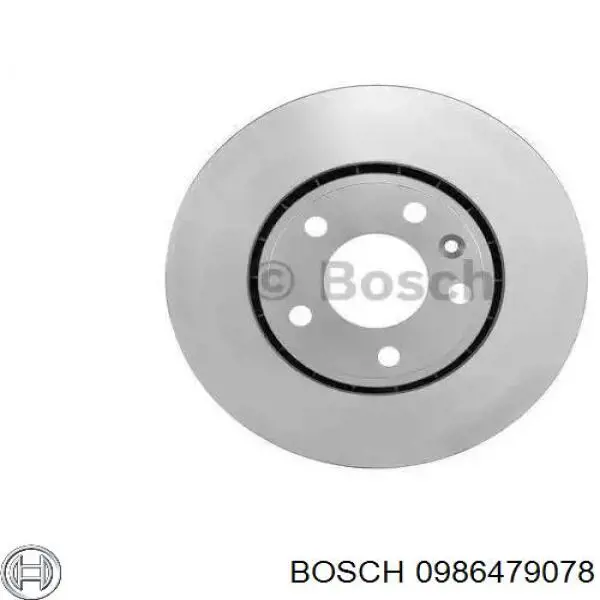 0986479078 Bosch диск гальмівний передній
