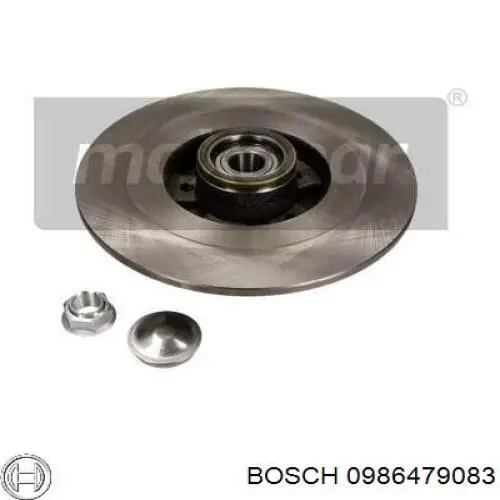 Задні дискові гальма Bosch 0986479083 ціна, від 89.89 USD