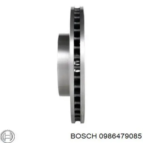 Гальмівні диски передні 0986479085 Bosch