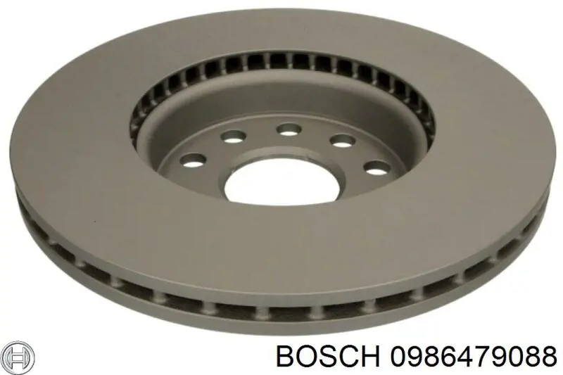 0986479088 Bosch диск гальмівний передній