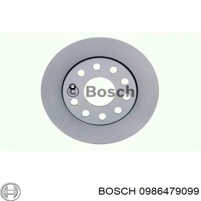 0986479099 Bosch диск гальмівний задній