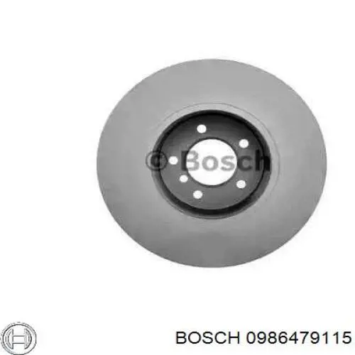 Гальмівні диски передні 0986479115 Bosch