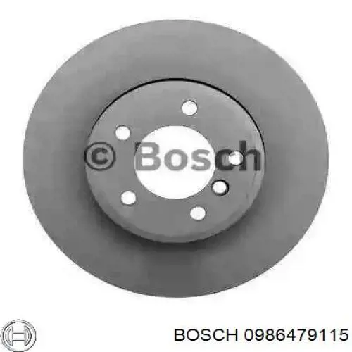 0986479115 Bosch диск гальмівний передній