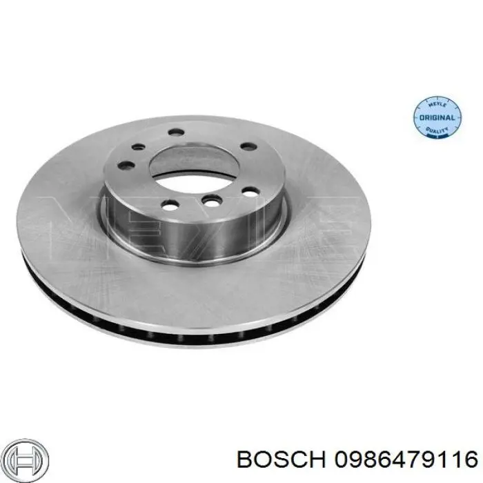 Гальмівні диски передні 0986479116 Bosch