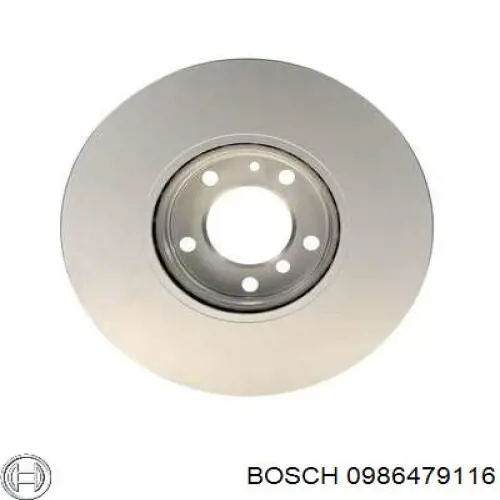 0986479116 Bosch диск гальмівний передній