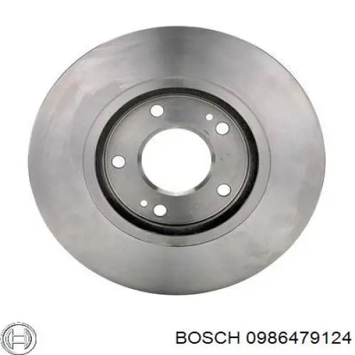 Гальмівні диски передні 0986479124 Bosch