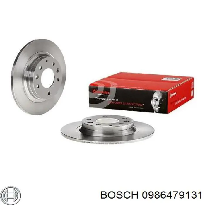 Гальмівні диски 0986479131 Bosch