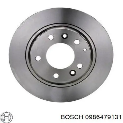 0986479131 Bosch диск гальмівний задній