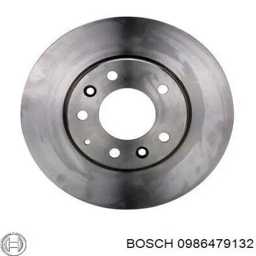 0986479132 Bosch диск гальмівний передній