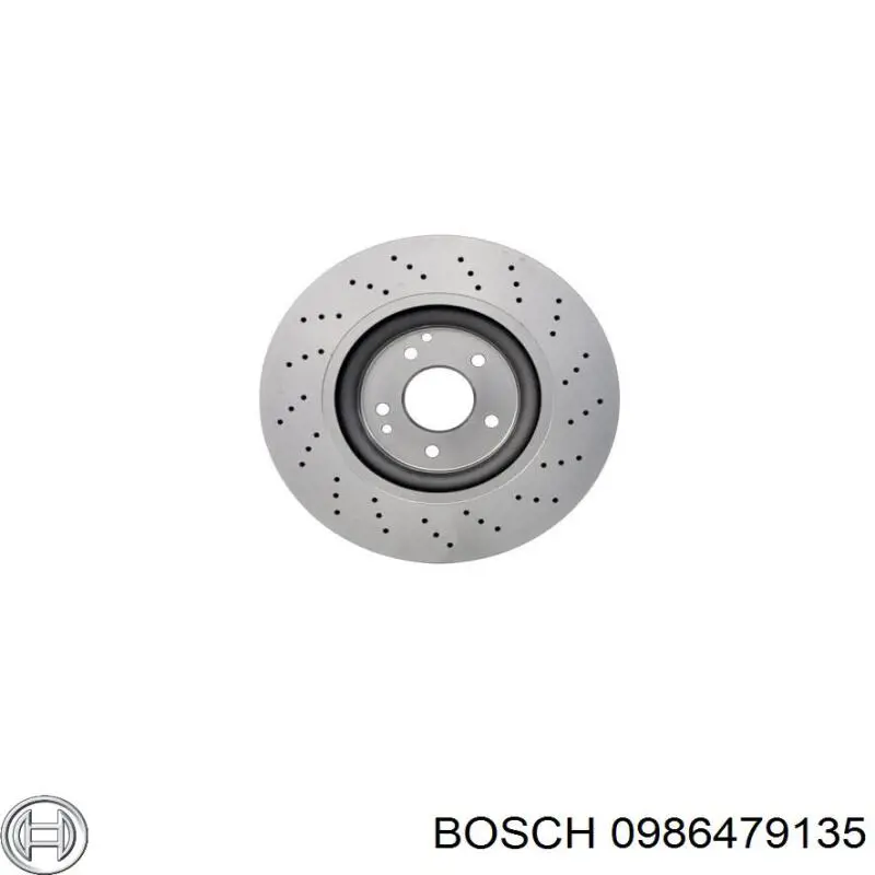 0986479135 Bosch диск гальмівний передній