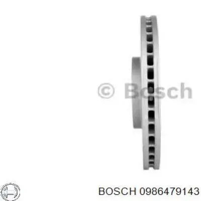 0986479143 Bosch диск гальмівний передній