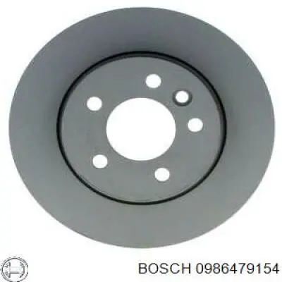Гальмівні диски передні 0986479154 Bosch