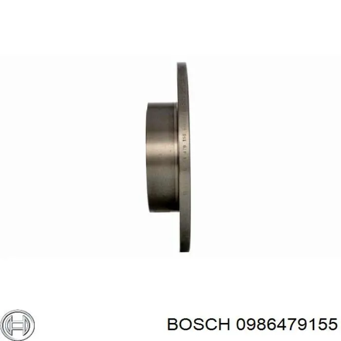 Купити 0986479155 Bosch Диск заднього гальма
