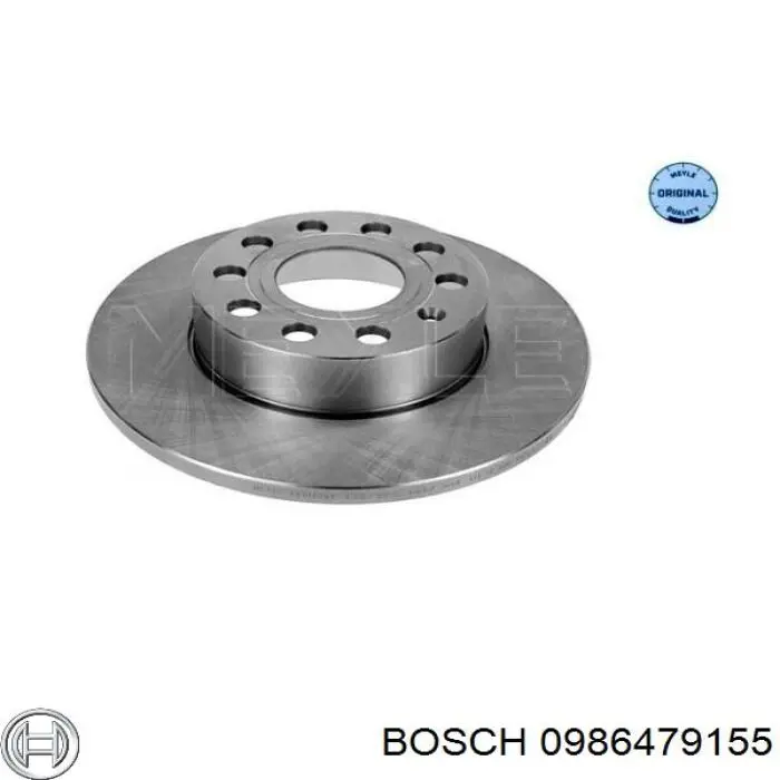 0986479155 Bosch Дискові гальма